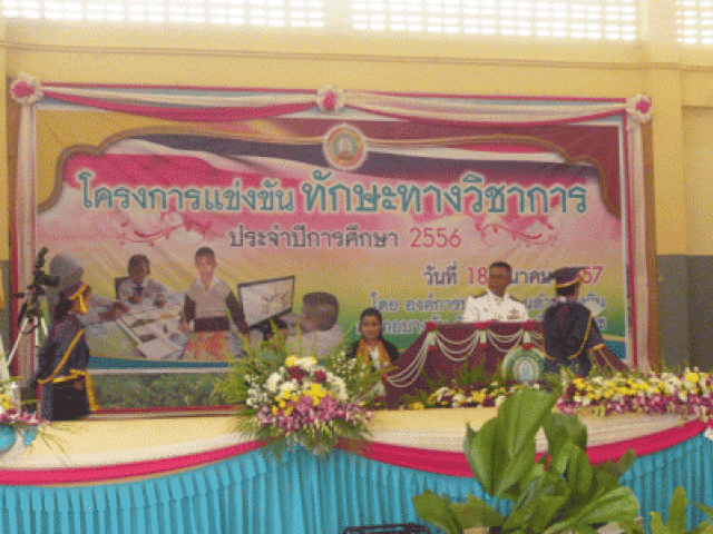 โครงการแข่งขันทักษะทางวิชาการ ประจำปีการศึกษา  2556