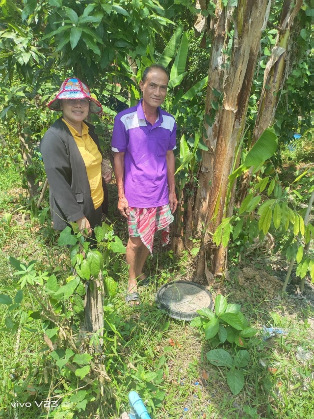 ตรวจสอบถังขยะเปียก  รอบ ที่ 3